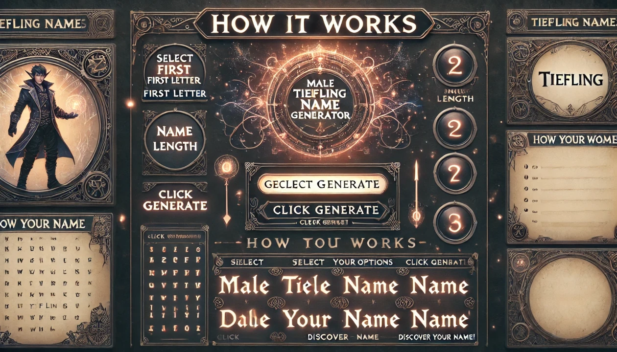 What Is Male Tiefling Names Generator?