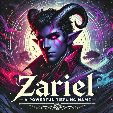 Zariel - Male Tiefling Name