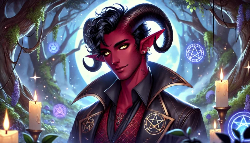 Zephiros, a Male Tiefling Name